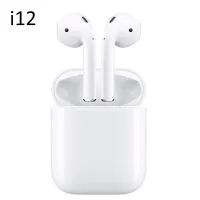 Навушники AirPods i12 BT з сенсором Bluetooth бездротові навушники - вкладиші в зарядному кейсі