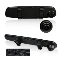 Видеорегистратор - зеркало Dvr L9000 Full HD Автомобильный регистратор с двумя камерами