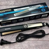 Професійна плойка - праска для випрямлення волосся Gemei GM-416 ∙ Керамічне покриття ∙ Регулятор температури 150-230 С