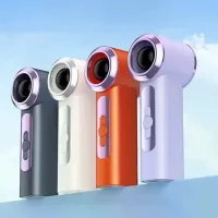 Портативний ручний акумуляторний вентилятор T-238 з USB-зарядкою • Міні вентилятор для дому, офісу, прогулянок і поїздок