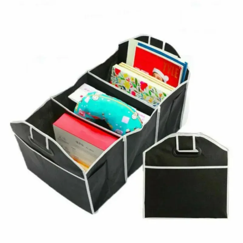 Автомобільний органайзер у багажник Car Boot Organizer Сумка з ручками в авто
