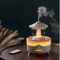 Ультразвуковой увлажнитель воздуха UFO Raindrop • Ультразвуковой увлажнитель воздуха Гриб с дождевой лампой
