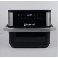 Аерофритюрниця Hoffmans HM-792 15 л • Мультипіч-аерогриль Hoffmans 2400 Вт із двома ТЕНами та сенсорним керуванням