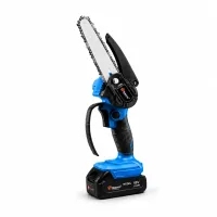 Акумуляторна ланцюгова міні-пилка DOMOTEC CHAIN SAW 6″ 68V 8Ah для обрізання гілок • Садова акумуляторна пилка DOMOTEC CHAIN SAW 6″ для дерев, кущів і дачі