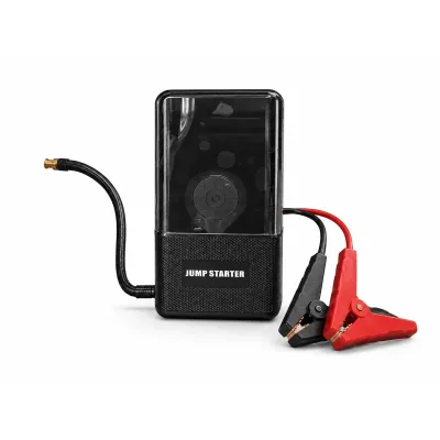 Пусковий пристрій 965A з компресором • Автомобільний Jump Starter 12V 4в1 з насосом 150 PSI, Power Bank і LED-ліхтарем