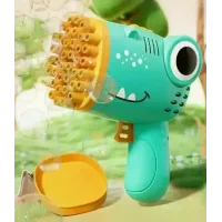 Дитячий автоматичний пістолет-кулемет для мильних бульбашок Bubble Blaster AND 636-73 • Іграшка Bubble Gun для вулиці, свят і активних ігор