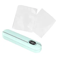 Вакуумний пакувальник харчових продуктів з LED-дисплеєм Vacuum Sealer ∙ Вакууматор Vacuum Sealer 300 Вт 1 режим ABS-пластик