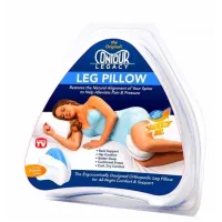Ортопедична подушка для ніг Contour Leg Pillow гіпоалергенна подушка з пам'яттю