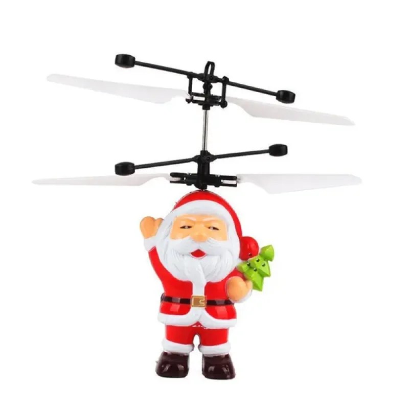 Летающая Игрушка Flying Santa Санта Клаус Подарок на Новый Год Дед Мороз