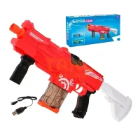Водяний автомат дитячий Water Gun • Акумуляторний бластер з автоматичним набором води для літніх ігор на свіжому повітрі