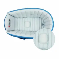 Надувна ванночка дитяча Intime Baby Bath Tub • Портативна складна надувна ванна для немовлят та дітей до 4 років