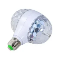 Диско - лампа с вращающимся патроном Led lamp RGB Диско шар
