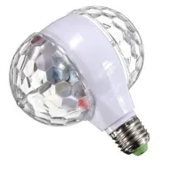 Диско - лампа с вращающимся патроном Led lamp RGB Диско шар