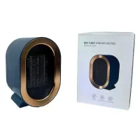 Керамічний обігрівач AIR HEATER 1200W • Настільний тепловентилятор 800/1200 Вт з PTC-нагрівачем і захистом від перегріву