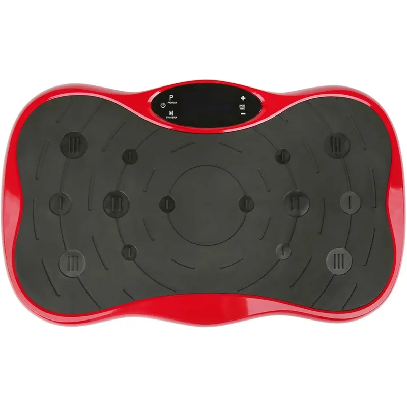 Віброплатформа для схуднення Minexo VIBRO SLIM SHAPER PRO RED з пультом ДУ та еспандерами ∙ Тренажер-віброплатформа VIBRO SLIM SHAPER PRO для занять спортом