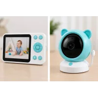 Відеоняня C8 Wi-Fi з монітором 5″ • Розумна відеоняня C8 Full HD 1080P із застосунком Tuya, нічним баченням і двостороннім зв’язком