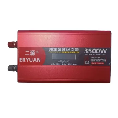 Інвертор для автомобільних акумуляторів ERYUAN 12V → 220V 3500W ∙ Перетворювач напруги інвертор з LCD дисплеєм Eryuan 12-220V 3500W