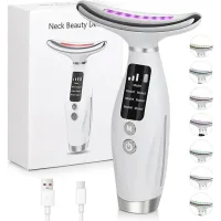 Мікрострумовий масажер Neck Beauty Device 26X-328 • Масажер для обличчя, шиї та тіла з мікрострумами для домашнього догляду за шкірою
