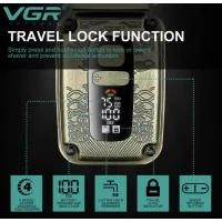 Бритва VGR V-337 для гоління та стрижки ∙ Професійна сітчаста електробритва VGR V-337