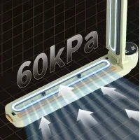 Вакуумний пакувальник AND LY-554 White 90 Вт • Побутовий автоматичний вакууматор Sealing Machine для продуктів, запаювання пакетів і заморожування