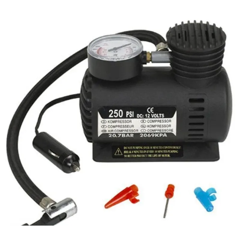 Автомобильный насос - компрессор Air compressor DC-12V ∙ Портативный мини-насос в авто