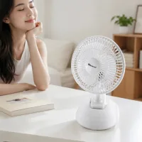 Вентилятор підлоговий DOMOTEC MS-1623 White • Побутовий вентилятор для дому, офісу та кімнати • Потужний вентилятор для охолодження і циркуляції повітря