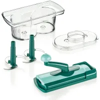 Овощерезка Nicer Dicer Twist ∙ Ручная механическая мультирезка – измельчитель Найсер Дайсер Твист
