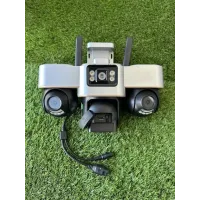 4G камера відеоспостереження Smart Net Camera V380 біла • Вулична IP-камера з 3 незалежними поворотними об’єктивами, SIM-карткою та нічним баченням