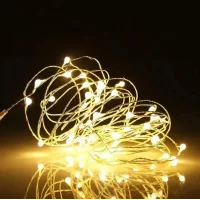 Універсальна гірлянда 5м Батарейка+USB тепле світло 300 LED