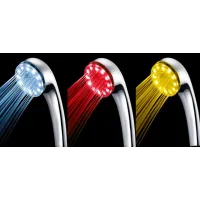 Светодиодная насадка для душа Led Shower Душевая лейка с подсветкой, меняющейся от температуры воды