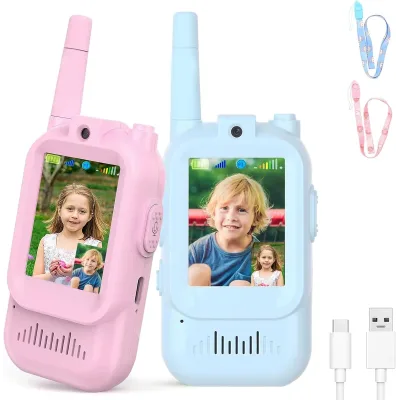 Дитяча відео-рація Walkie Talkie для дітей ∙ Двосторонній відеозв'язок Walkie Talkie на акумуляторі