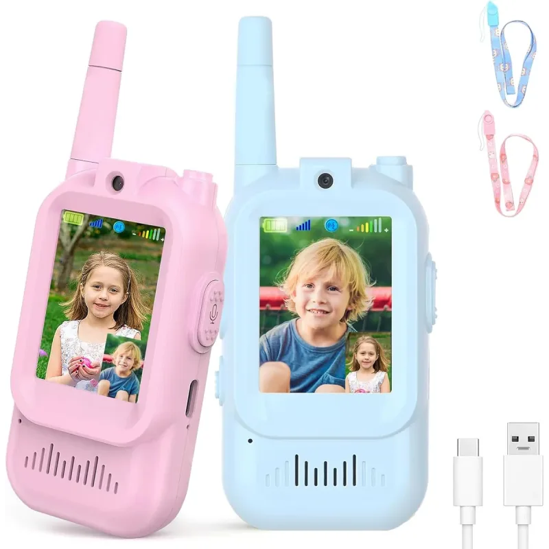 Дитяча відео-рація Walkie Talkie для дітей ∙ Двосторонній відеозв'язок Walkie Talkie на акумуляторі