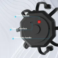 Масажер для голови Восьминіг з вібрацією і USB-зарядкою · Релаксаційний електричний масажер