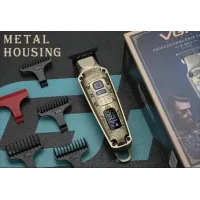 Машинка для стрижки VGR V-901 • Тример для волосся з дисплеєм і 4 насадками 1600 мАг
