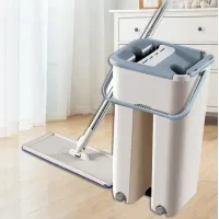 Швабра мікрофібра з віджимом + відро Scratch Cleaning Mop ∙ Швабра - ледарка cleaner 360