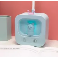 Настільна світлодіодна лампа Teddy Bear з підсвічуванням та гнучкою ніжкою ∙ Функціональна LED-лампа з акумулятором