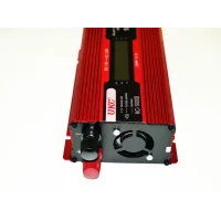 Перетворювач 12V-220V 1000W Інвертор напруги з LCD дисплеєм