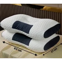 Анатомічна ортопедична подушка для сну Neck Support Massage Pillow • Подушка для шиї з ефектом пам’яті