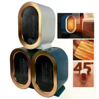 Керамічний обігрівач AIR HEATER 1200W • Настільний тепловентилятор 800/1200 Вт з PTC-нагрівачем і захистом від перегріву