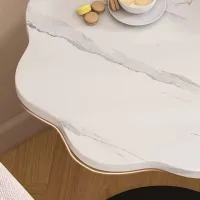 Двоярусний журнальний / приставний столик Лепесток
