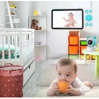 Відеоняня C8 Wi-Fi з монітором 5″ • Розумна відеоняня C8 Full HD 1080P із застосунком Tuya, нічним баченням і двостороннім зв’язком