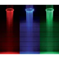 Светодиодная насадка для душа Led Shower Душевая лейка с подсветкой, меняющейся от температуры воды