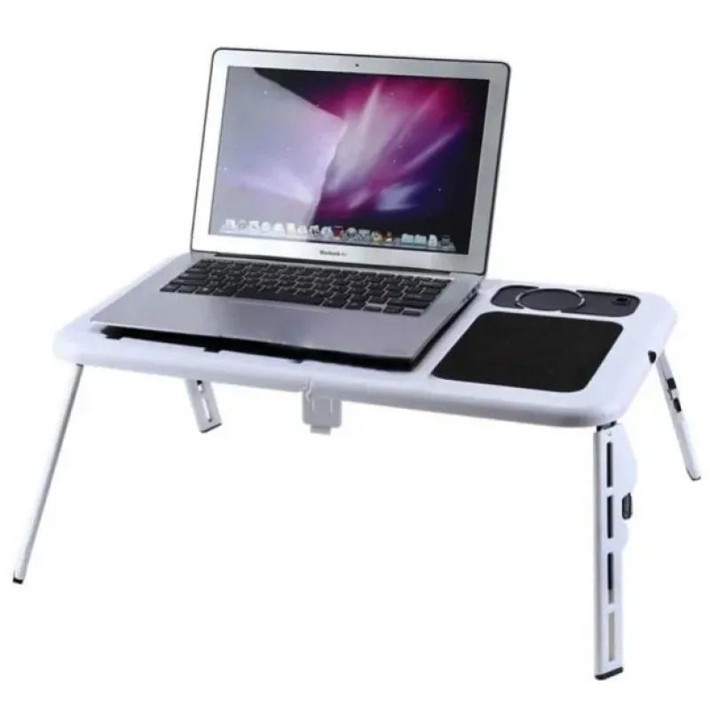 Підставка для ноутбука E-Table LD09 • Багатофункціональний складний столик з кулером