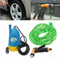 Портативна автомобільна мийка CHEJIEBA 12V із занурювальним насосом і шлангом 8 м • Домашня автомийка CHEJIEBA від прикурювача для авто, дачі, вікон і поливу