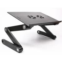 Столик - підставка для ноутбука з активним охолодженням Laptop Table T8 стіл-трансформер + 2 кулери