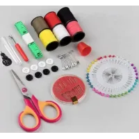 Компактний набір для шиття Insta Sewing Kit tasy ∙ Швейний набір для дому ∙ Нитки / голки / шпильки / ножиці / сантиметр / наперсток