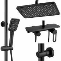 Змішувач для ванної кімнати Shower Set AND YLN16001H • Душова система з верхнім душем, ручною лійкою та стійкою