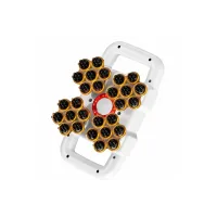 Перкусійний масажер FASCIA GUN JY-0116-A • Масажний пістолет TV-SH-12 для тіла з 28 масажними головками, акумулятором 2500 мА·год і Type-C