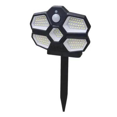 Вуличний світильник Solar Induction Lamp SH-580A • LED ліхтар із сонячною панеллю та датчиком руху