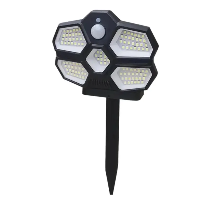 Вуличний світильник Solar Induction Lamp SH-580A • LED ліхтар із сонячною панеллю та датчиком руху